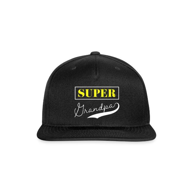 Super Grandpa - Snapback Baseball Cap 